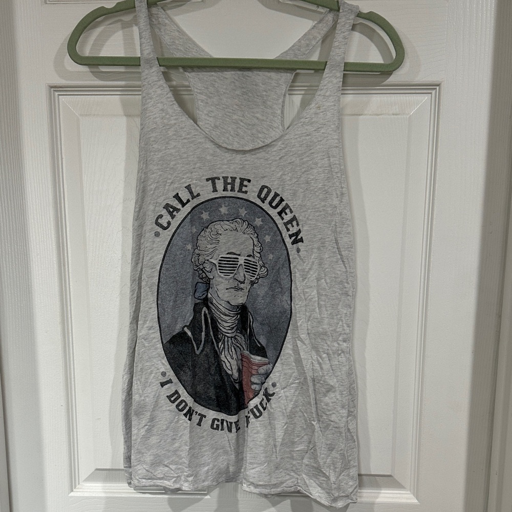 5 for $40. Bundle & Save! Next Level Apparel Gray Graphic Tank Top